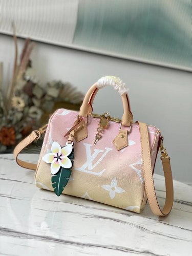 Louis Vuitton Speedy Bandouliere 25 Autres Toiles Monogram in Pink - Handbags M45724