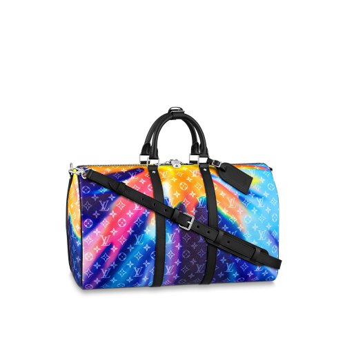 Louis Vuitton Keepall Bandoulière 50 Monogram Other in Multicolor - Men Travel M45942