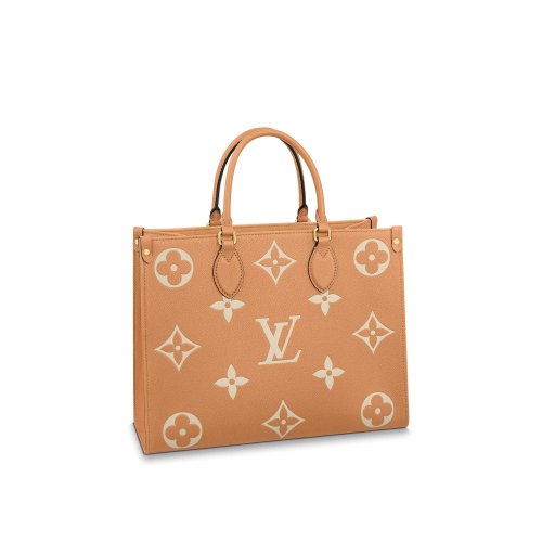 Louis Vuitton OnTheGo MM - Women - Handbags M45982 Arizona / Beige