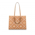 Louis Vuitton OnTheGo MM Monogram Empreinte Leather in Brown - Women - Handbags M46015