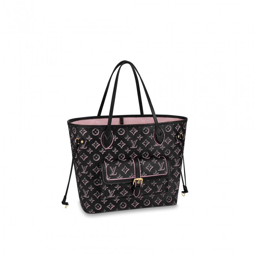 Louis Vuitton Neverfull MM - Women - Handbags M46137 Black
