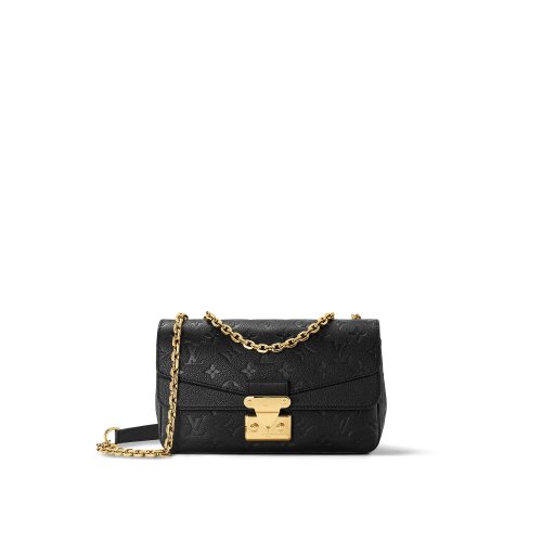 Louis Vuitton Marceau Monogram Empreinte Leather - Women - Handbags M46200 Black