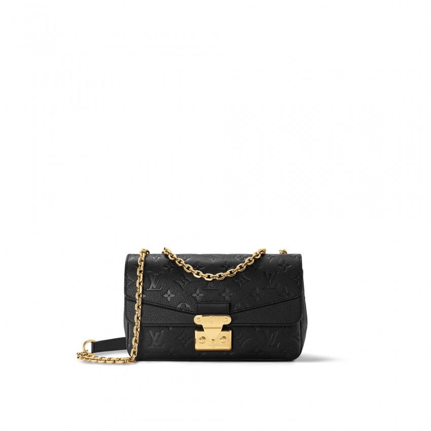 Louis Vuitton Marceau Monogram Empreinte Leather - Women - Handbags M46200 Black