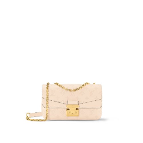 Louis Vuitton Marceau Monogram Empreinte Leather - Women - Handbags M46201 Cream