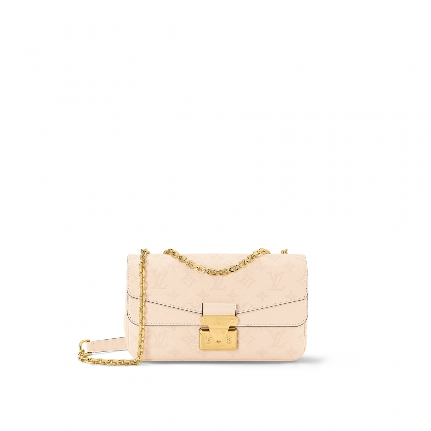 Louis Vuitton Marceau Monogram Empreinte Leather - Women - Handbags M46201 Cream