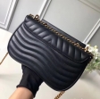 Louis Vuitton New Wave Chain Bag MM M51498 Deep-black Noir