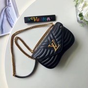 Louis Vuitton New Wave Chain Bag MM M51498 Deep-black Noir
