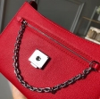 Louis Vuitton Saddle Handbag Smooth cowhide leather M51682 Rubis Red