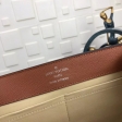 Louis Vuitton Soft calfskin Lockme Ever M52360 Caramel Creme Noir