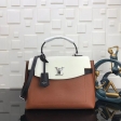 Louis Vuitton Soft calfskin Lockme Ever M52360 Caramel Creme Noir