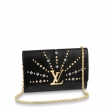 Louis Vuitton Smooth calf-leather exterior Louise Chain GM M52540 Black