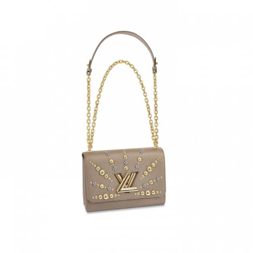 Louis Vuitton Epi Leather Twist MM M52730 Galet Beige Louis Vuitton Epi Leather Twist MM M52730 Galet Beige