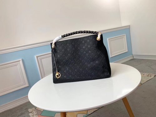 Louis Vuitton Monogram Empreinte leather Artsy MM Bag M52731 Black Louis Vuitton Monogram Empreinte leather Artsy MM Bag M52731 Black