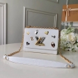 Louis Vuitton Epi Leather Twist MM Love Lock M52890 Blanc White