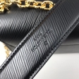 Louis Vuitton Epi Leather Twist MM Love Lock M52891 Noir Black