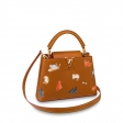 Louis Vuitton Tan Calf-leather Capucines BB M53185