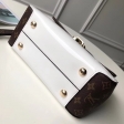 Louis Vuitton Mirroir Patent Leather Cherrywood PM M53352 Blanc