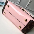 Louis Vuitton Monogram Miroir Vernis Cherrywood PM M53355 Rose Ballerine