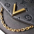Louis Vuitton Saddle Handbag Smooth cowhide leather M53382 Noir