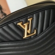 Louis Vuitton Smooth Calf Leather New Wave Camera Bag M53682 Black Noir