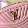 Louis Vuitton Smooth Calf Leather New Wave Camera Bag M53683 Smoothie Pink