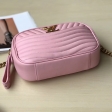Louis Vuitton Smooth Calf Leather New Wave Camera Bag M53683 Smoothie Pink