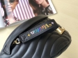 Louis Vuitton Smooth Calf Leather New Wave Bum Bag M53750 Black Noir