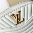 Louis Vuitton Smooth Calf Leather New Wave Camera Bag M53863 Snow White