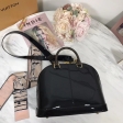 Louis Vuitton Mirroir Patent Leather Alma PM M54395 Noir