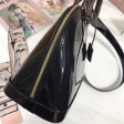 Louis Vuitton Mirroir Patent Leather Alma PM M54395 Noir