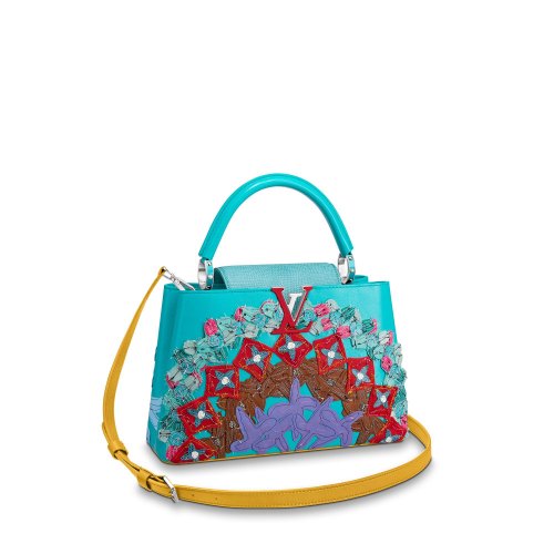 Louis Vuitton ArtyCapucines MM Tschabalala Self Capucines in Blue - Women - Handbags M55292 Louis Vuitton ArtyCapucines MM Tschabalala Self Capucines in Blue - Women - Handbags M55292