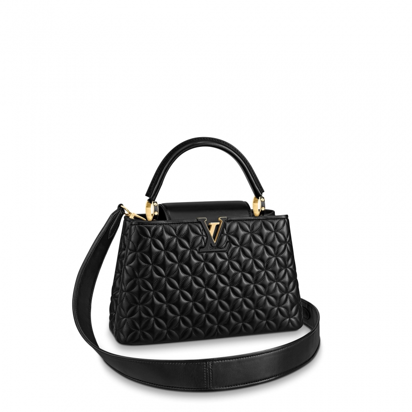 Louis Vuitton Capucines MM Capucines in Black - Women - Handbags M55366