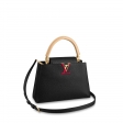Louis Vuitton Capucines MM Taurillon Leather in Black - Women - Handbags M56409