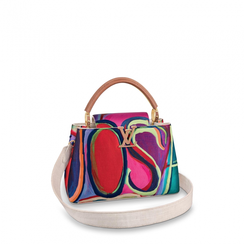 Louis Vuitton Artycapucines MM Josh Smith Capucines in Multicolor - Women - Handbags M56571