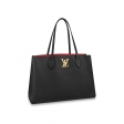 Louis Vuitton Lockme Shopper Lockme Leather Black - Women - Handbags M57345