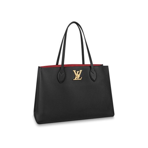Louis Vuitton Lockme Shopper Lockme Leather Black - Women - Handbags M57345 Louis Vuitton Lockme Shopper Lockme Leather Black - Women - Handbags M57345