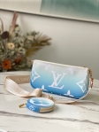 Louis Vuitton Multi Pochette Accessoires Autres Toiles Monogram in Blue - Handbags M57633
