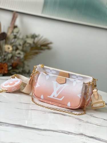 Louis Vuitton Multi Pochette Accessoires Autres Toiles Monogram in Mist - Handbags M57634