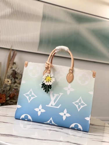 Louis Vuitton OnTheGo GM Autres Toiles Monogram in Blue - Handbags M57639 Louis Vuitton OnTheGo GM Autres Toiles Monogram in Blue - Handbags M57639