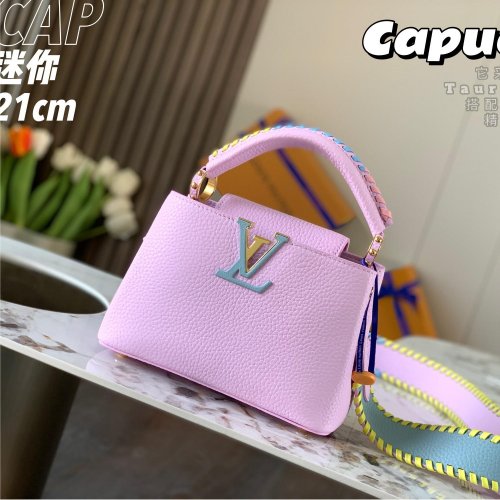 Louis Vuitton Capucines Mini Capucines in Violet - Women - Handbags M57945 Louis Vuitton Capucines Mini Capucines in Violet - Women - Handbags M57945