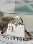 Louis Vuitton Capucines MM Taurillon Leather in Beige - Handbags M58575