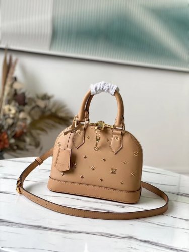 Louis Vuitton Alma BB H27 Calfskin Leather in Beige - Handbags M58638