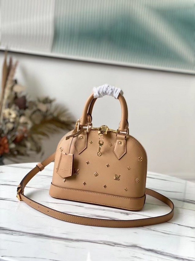 Louis Vuitton Alma BB H27 Calfskin Leather in Beige - Handbags M58638
