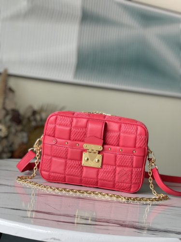 Louis Vuitton Troca MM H27 Damier Quilt in Pink - Handbags M59111