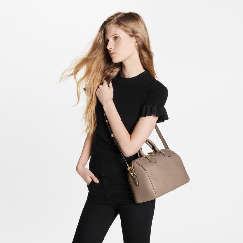 Louis Vuitton Speedy Bandoulière 25 Monogram Empreinte Leather - Women - Handbags M59273