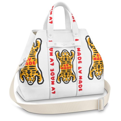 Louis Vuitton Tote Journey Other Leathers in White - Men - Bags M59366