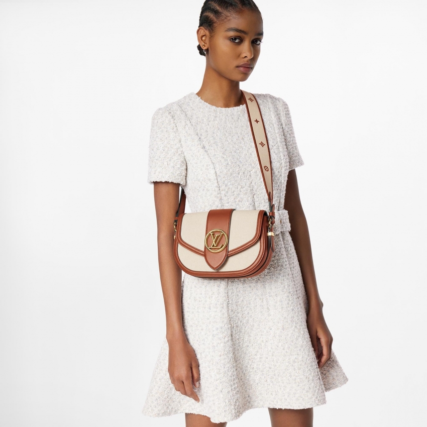 Louis Vuitton LV Pont 9 Soft MM High End Leathers - Women - Handbags M59446