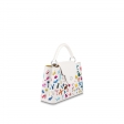 Louis Vuitton Capucines BB Vik Muniz Capucines in White - Women - Handbags M59650