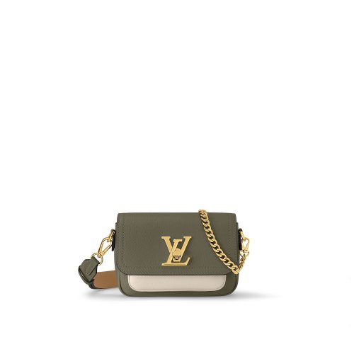 Louis Vuitton LockMe Tender Lockme Leather - Women - Handbags M59731 Light Khaki