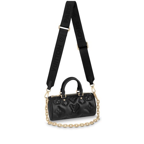 Louis Vuitton Papillon BB Bubblegram Leather Black - Women - Handbags M59800